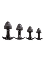 Walk Around Trainer Plugs (4 Pack) - Black