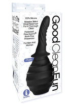 Good Clean Fun Silicone Phallic Douche - Black
