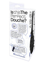Good Clean Fun Silicone Phallic Douche - Black