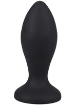 Booty Bling Jeweled Wearable Vibrating Silicone Plug 3In - Purple