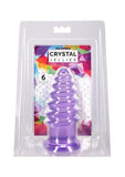 Crystal Jellies Anal Twist 6in - Purple
