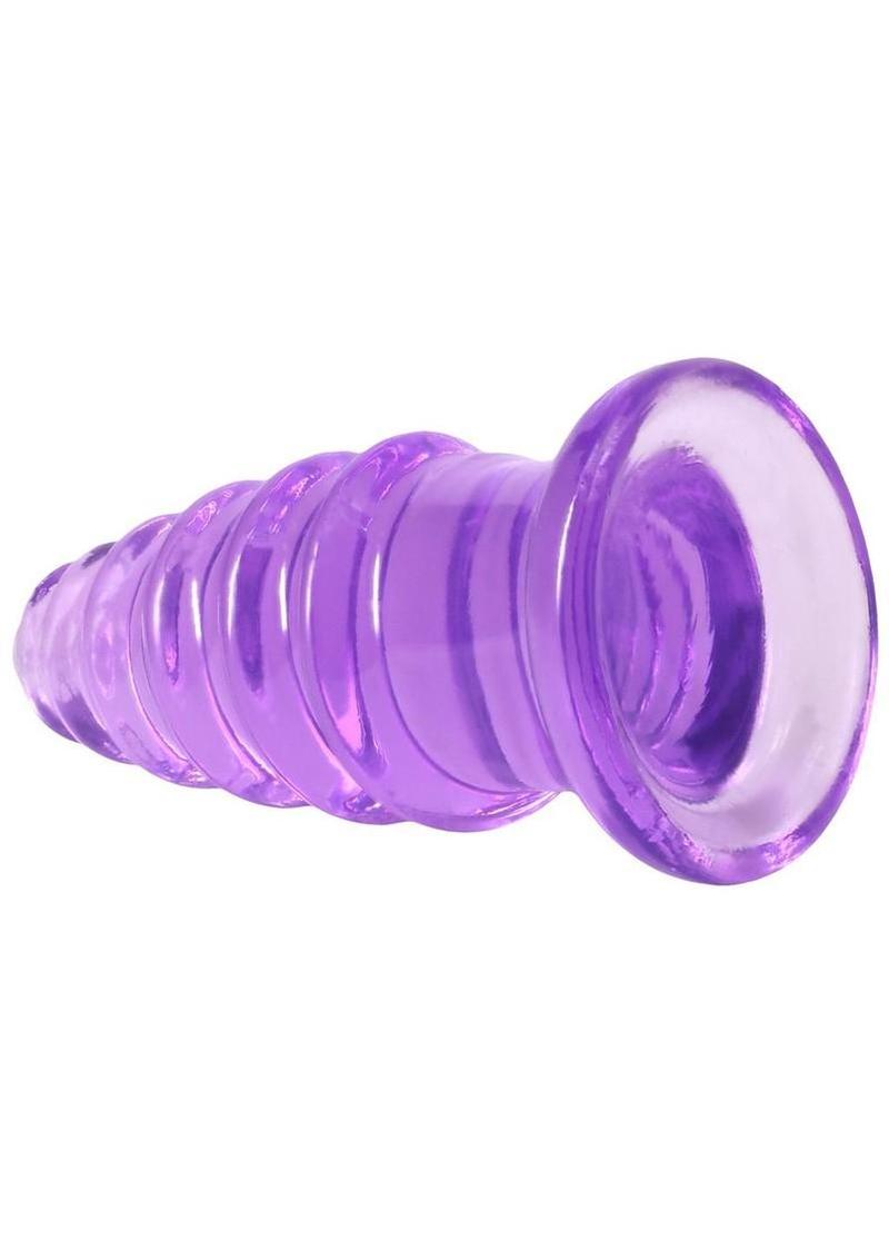 Crystal Jellies Anal Twist 6in - Purple