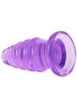 Crystal Jellies Anal Twist 6in - Purple