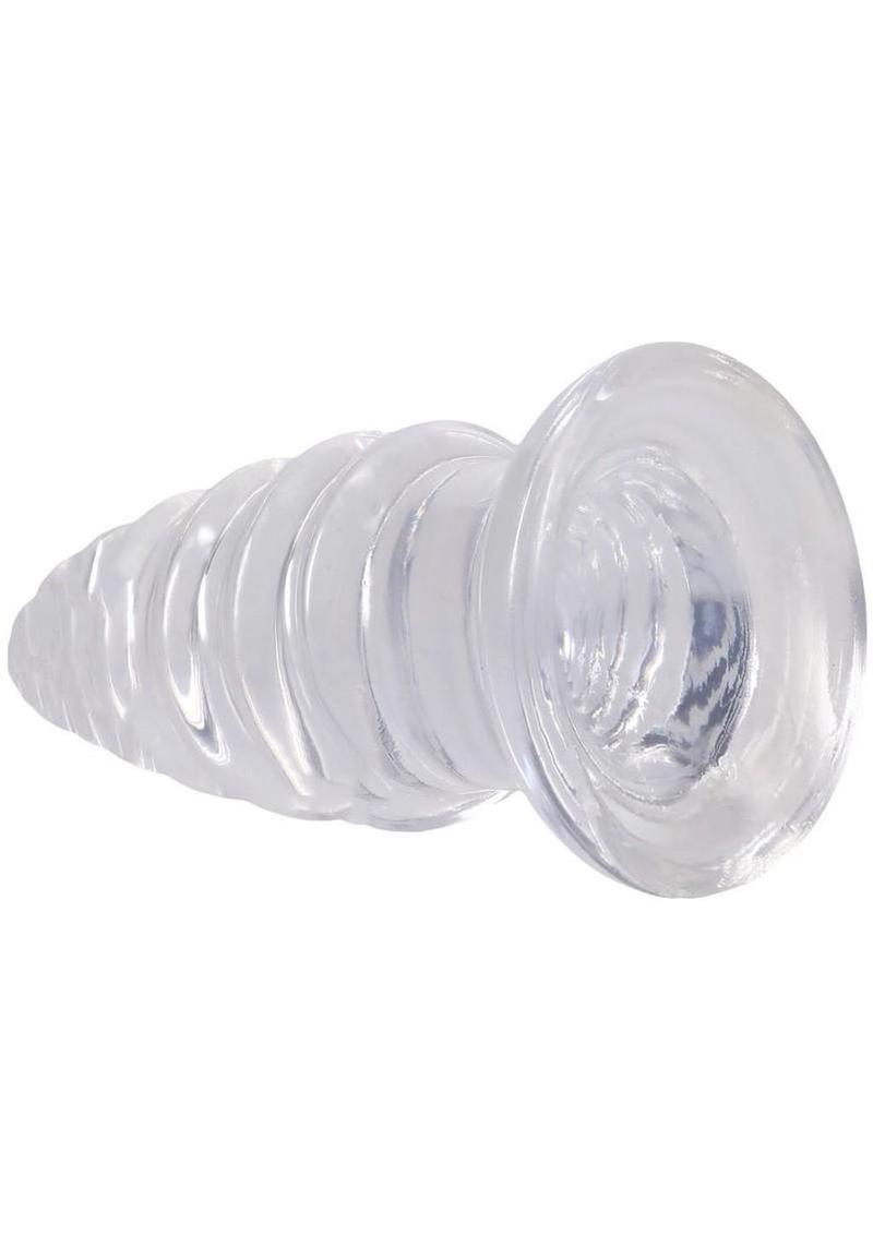 Crystal Jellies Anal Twist 7in - Clear