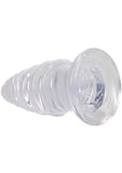 Crystal Jellies Anal Twist 7in - Clear