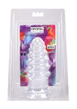 Crystal Jellies Anal Twist 7in - Clear