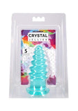 Crystal Jellies Anal Twist 5in - Teal