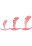 Crystal Jellies Curved Anal Trainer Set - Pink