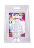 Crystal Jellies Anal Twist 5in - Clear