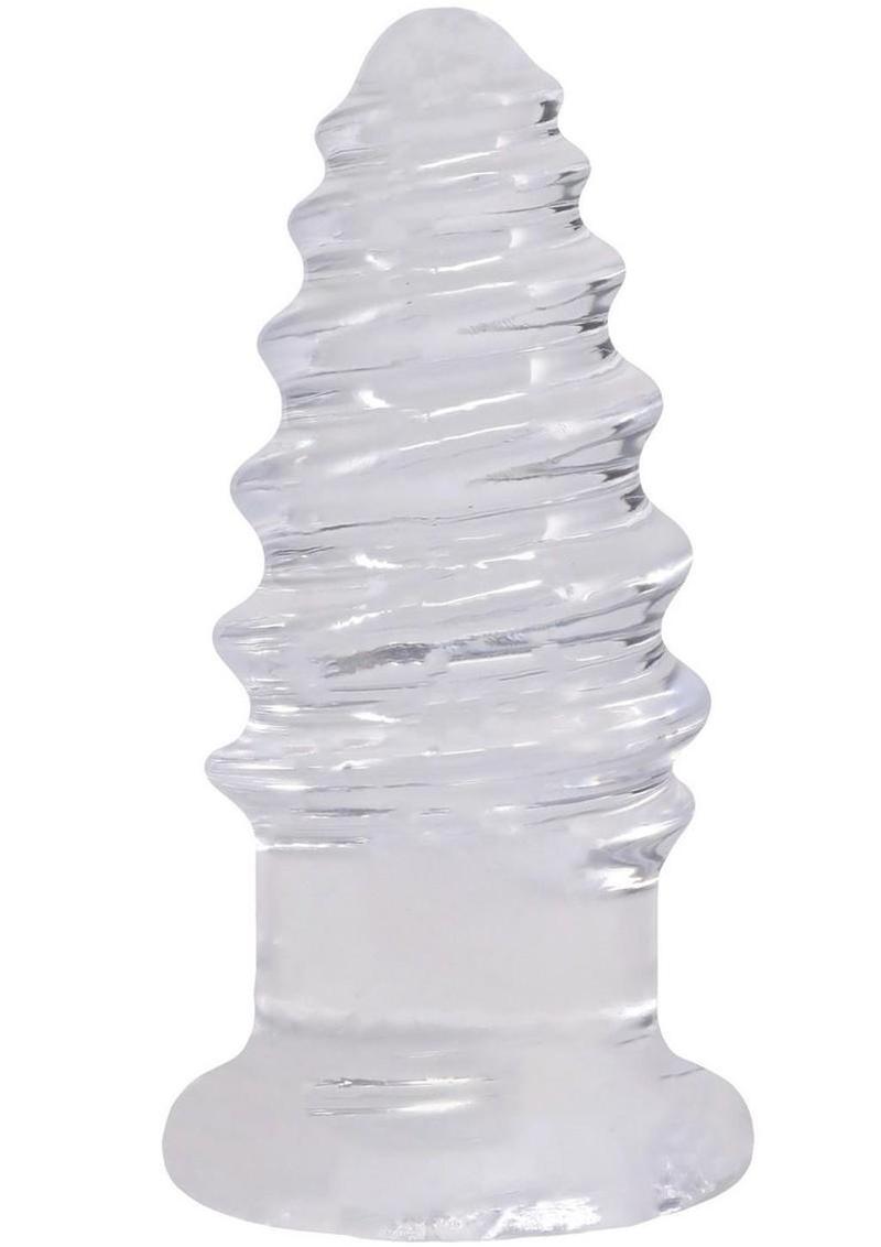 Crystal Jellies Anal Twist 5in - Clear