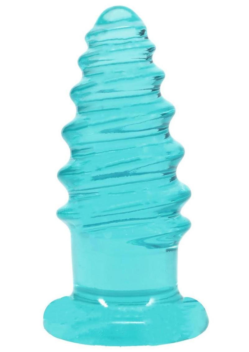 Crystal Jellies Anal Twist 6in - Blue