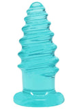 Crystal Jellies Anal Twist 6in - Blue