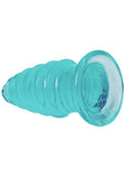 Crystal Jellies Anal Twist 6in - Blue