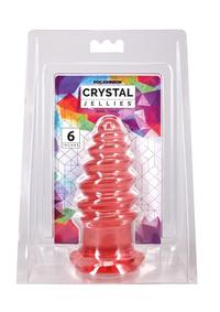 Crystal Jellies Anal Twist 6in - Pink