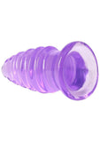 Crystal Jellies Anal Twist 5in - Purple