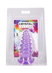 Crystal Jellies Anal Twist 5in - Purple