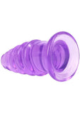 Crystal Jellies Anal Twist 7in - Purple
