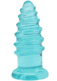 Crystal Jellies Anal Twist 7in - Teal