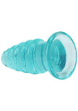 Crystal Jellies Anal Twist 7in - Teal