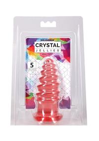Crystal Jellies Anal Twist 5in - Pink