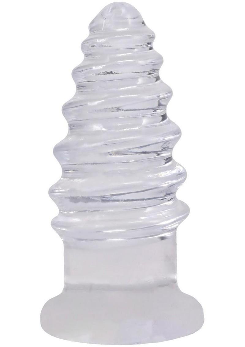 Crystal Jellies Anal Twist 6in - Clear