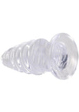 Crystal Jellies Anal Twist 6in - Clear