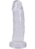 Crystal Jellies Realistic Cock 7in - Clear