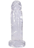 Crystal Jellies Realistic Cock 7in - Clear