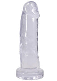 Crystal Jellies Realistic Cock 7in - Clear