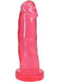 Crystal Jellies Realistic Cock 7in - Pink