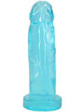 Crystal Jellies Realistic Cock 7in - Teal