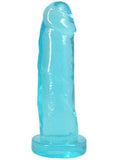 Crystal Jellies Realistic Cock 7in - Teal