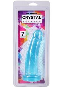Crystal Jellies Realistic Cock 7in - Teal
