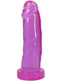 Crystal Jellies Realistic Cock 7in - Purple