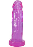 Crystal Jellies Realistic Cock 7in - Purple