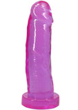 Crystal Jellies Realistic Cock 7in - Purple