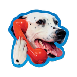 Dalmatian Phone Call by Toiletpaper die-cut sticker