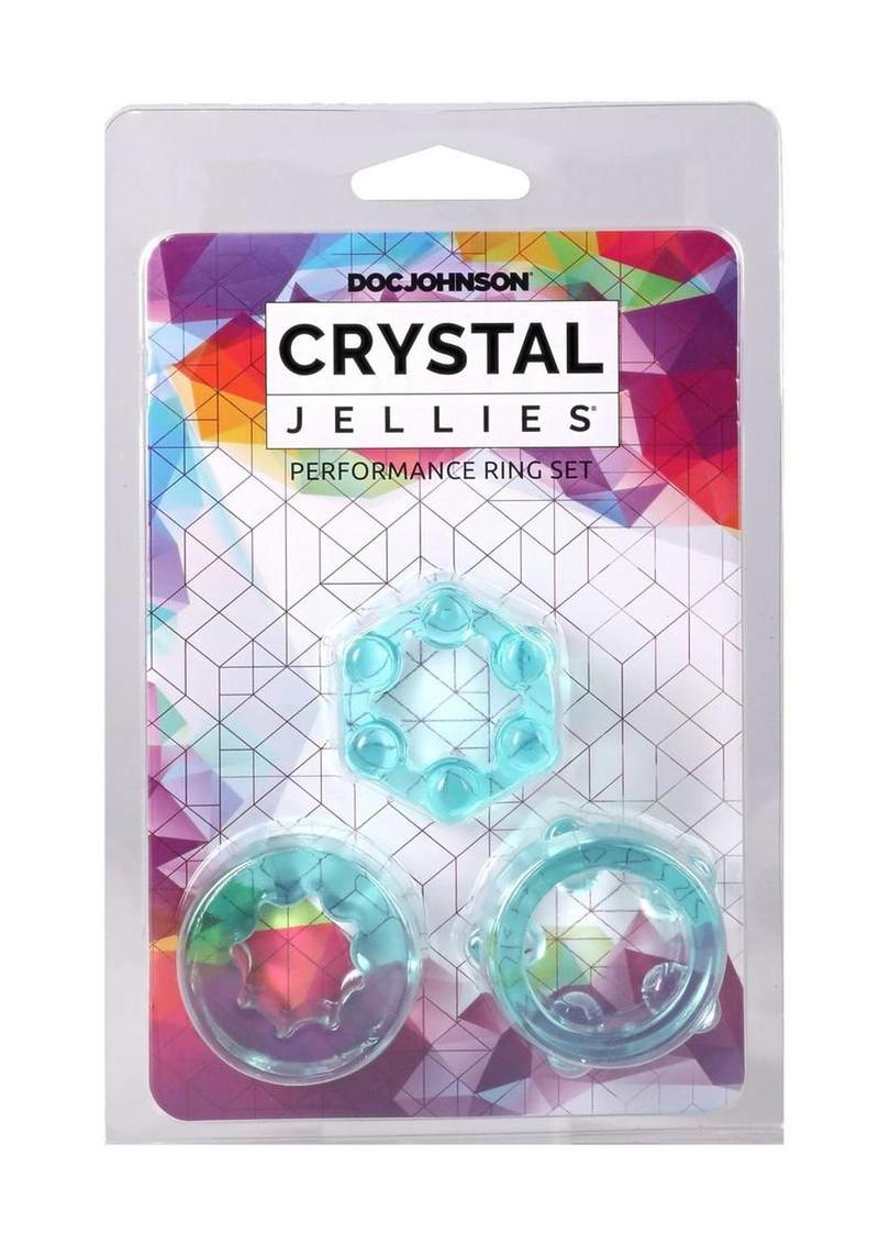 Crystal Jellies Performance Ring Set - Teal