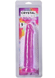 Crystal Jellies Realistic Cock 9in - Purple
