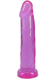 Crystal Jellies Realistic Cock 9in - Purple