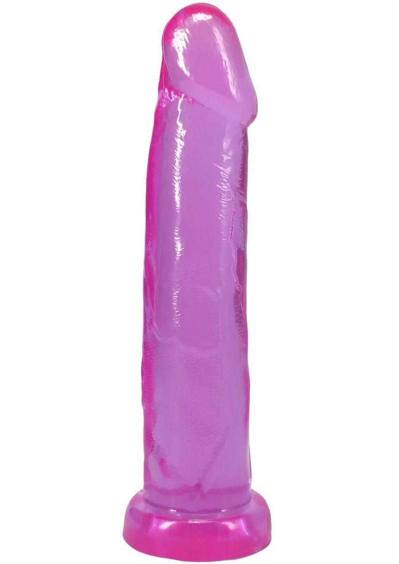 Crystal Jellies Realistic Cock 9in - Purple