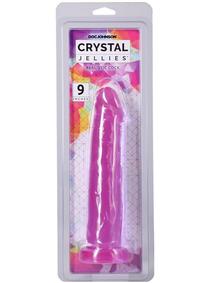 Crystal Jellies Realistic Cock 9in - Purple