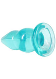 Crystal Jellies Double Pop Plug 6in - Teal