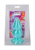 Crystal Jellies Double Pop Plug 6in - Teal