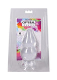 Crystal Jellies Double Pop Plug 6in - Clear