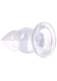Crystal Jellies Double Pop Plug 6in - Clear
