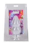Crystal Jellies Double Pop Plug 6in - Clear
