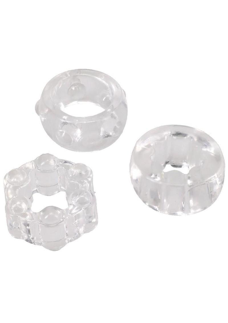 Crystal Jellies Performance Ring Set - Clear