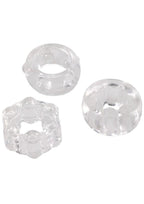 Crystal Jellies Performance Ring Set - Clear