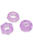 Crystal Jellies Performance Ring Set - Purple